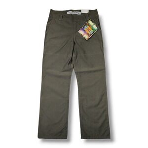 Vintage Mudd Jeans Olive Green Straight Leg Y2K Pants Women's Junior‎ 9 31x33